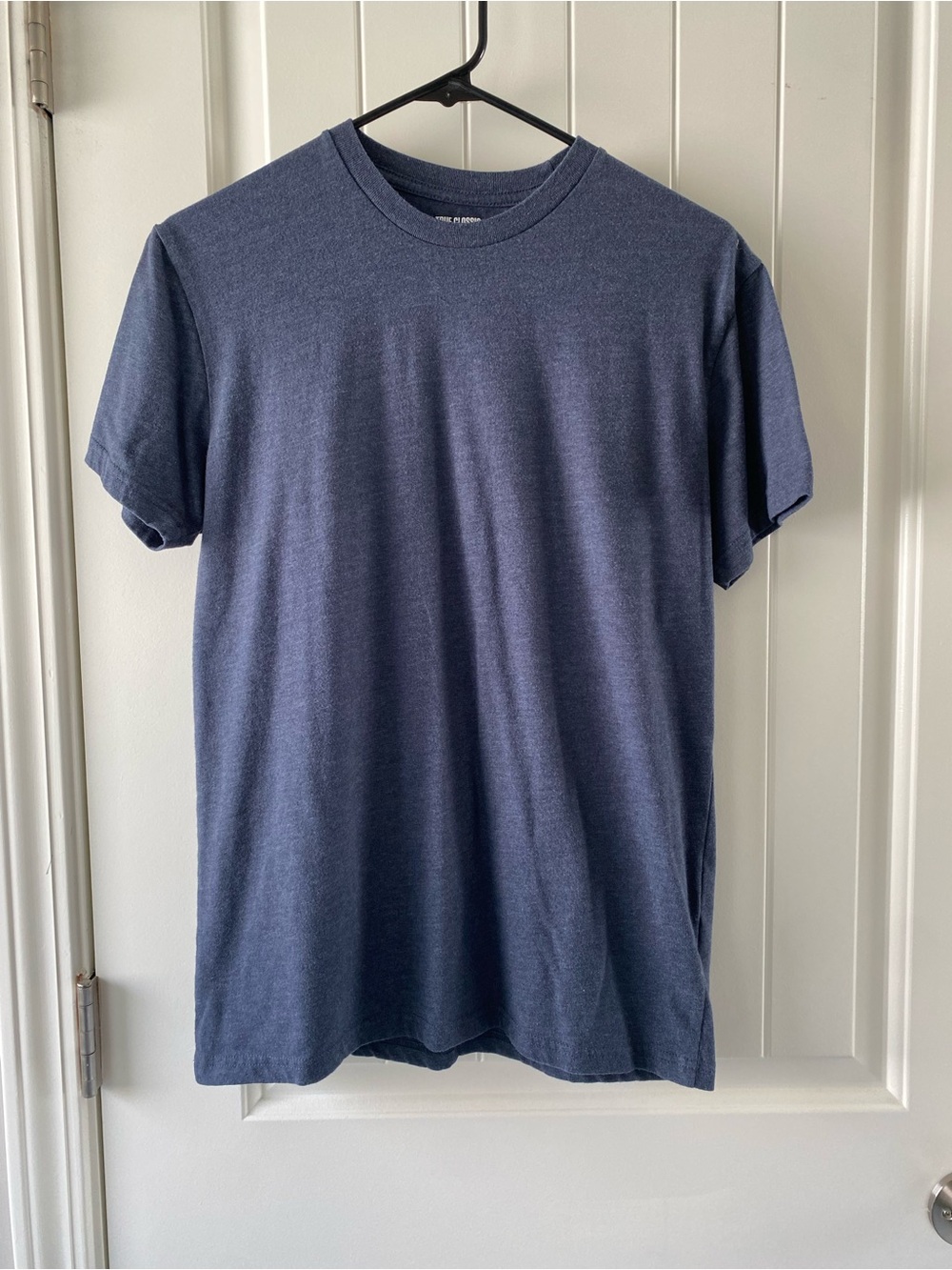 True Classic Navy Short-Sleeve Crew Neck Tee